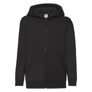 Black Zip-Up Hoodie