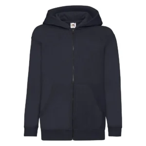 Deep Navy Zip-Up Hoodie