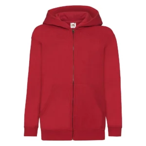 Red Zip-Up Hoodie