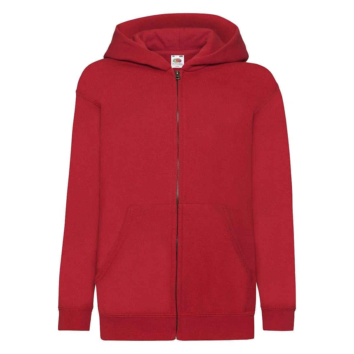 Red Zip-Up Hoodie